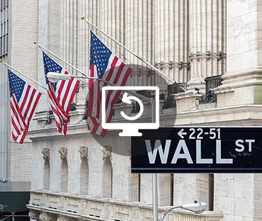 Flag in wall street