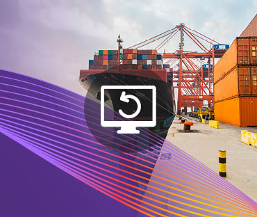 Cargo container ship