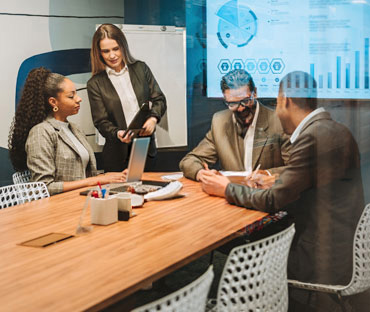 Business people in meeting