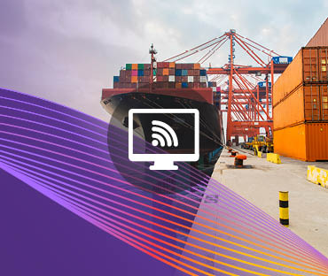 Cargo container ship