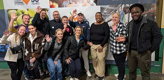 Craig working with team