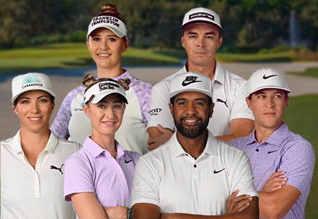 golf ambassador with smiling faces