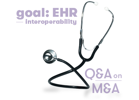 goal:EHR - Interoperability Q&A ON M&A